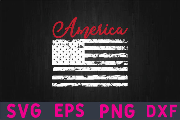 4th of July American Flag Graphics for Crafts