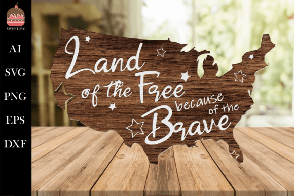 4th of July USA Flag Graphics for Crafts & Local Branding