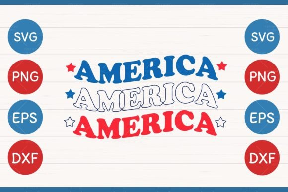 America Wave Flag 4th of July Family SVG: Graphics & Crafts Asset Review