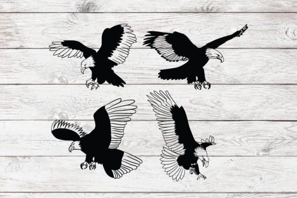 Eagle USA Flag SVG Graphics for Crafts & Local Branding