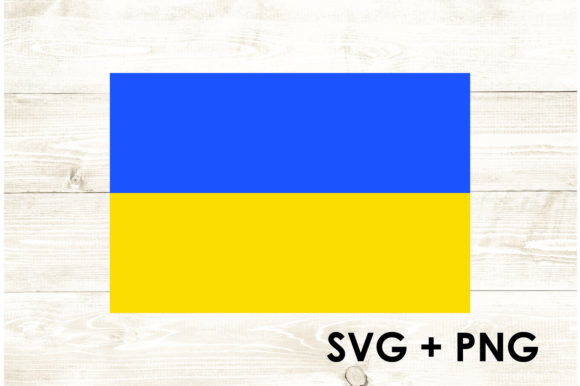 Ukraine Country Flag SVG for Graphics and Crafts