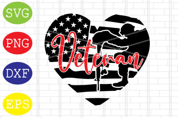 Veteran Heart Svg For Crafts And Graphics